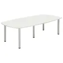 Core Pole Leg Barrel Shaped Meeting Table
